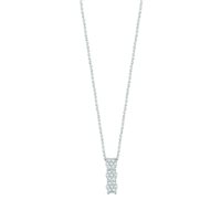 Collana Bliss Donna BL CARESSE in Oro bianco Diamante 0.1 Ct 20101461 - 20101461